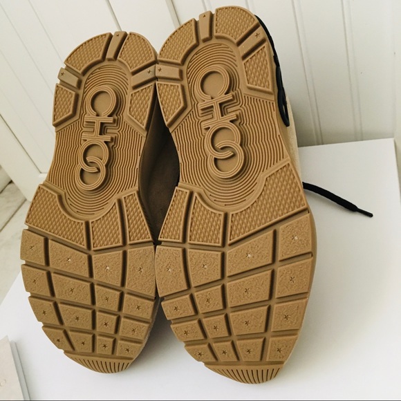 Jimmy Choo Beige and Black Sneakers - Picture 8 of 12